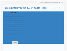 Tablet Screenshot of longbeachtruckparts.com